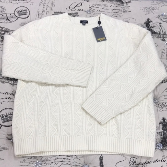 Todd Snyder Cable Knit Crewneck Wool Sweater - Picture 3 of 7